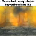 Tom Cruise in every mission impossible film