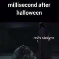 millisecond after halloween