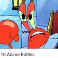 Top 10 anime battles