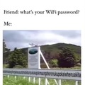 Internet password
