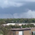 Footage of a tornado in Lincoln