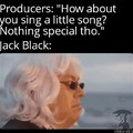 Jack Black performing Peaches is something else