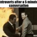 introverts after a conversation