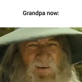Grandpas now and then