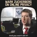 Mark Zuckerberg before they switched him with a robot