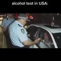 Alcohol  test