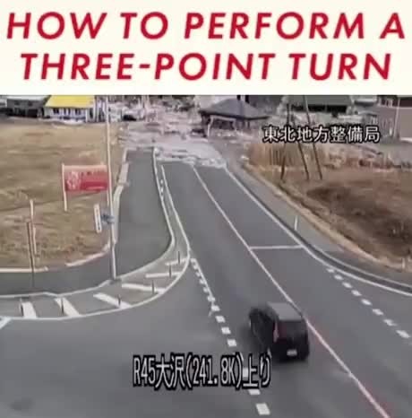 The importance of the 3 step turn. It could save your life. - Meme by