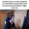 el título se la está chaqueteando