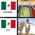 Mexico gameplay vs lore