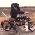 Steam motorcycle