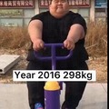Ha perdido más de 200 kg
