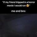 Horror movie experience