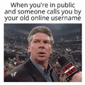Old username