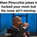 Dark meme with Pinocchio