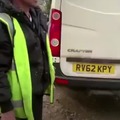 Boss gives a gift to his employer