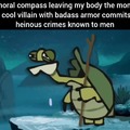 Moral compass meme