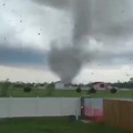 Filming a tornado from very near