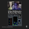 A 13-year-old competitive Tetris player prodigy from Oklahoma beat the tetris, and his score read “999999.”