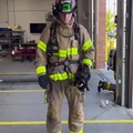 American vs French firefighter helmets