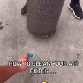Cleaning your air filter