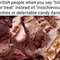 British trick or treat