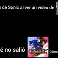 Vi un vídeo de mejores juegos de Sonic y mucha gente se molestó por no salir Sonic adventure 2 en el primer puesto PD:me gusta sonic unleashed