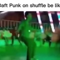 Bailes con las canciones de Daft punk