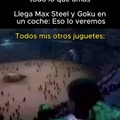 Goku y Max Steel vs Mickey Mouse