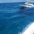 Barco hundiendose en las Bahamas