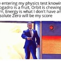 Entering my physics