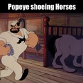 Popeye can shoe