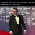 Elon Musk cringe poses video
