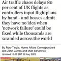 Air traffic chaos