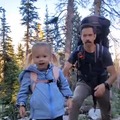 Daddy-daughter camping trip
