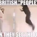 "Pessoas" britânicas, quando vêem a rainha