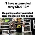 and my king Cobra has a glock too