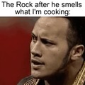 What's cooking The Rock meme