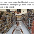 Lost at the supermarket