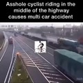 Damn cyclists